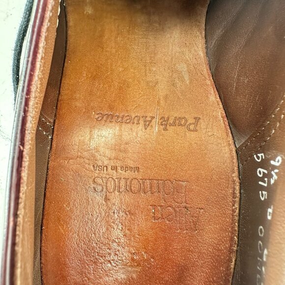 Allen Edmonds Park Avenue Men Size 9.5D Dark Brown Leather Cap Toe Oxford Shoes - Picture 11 of 12